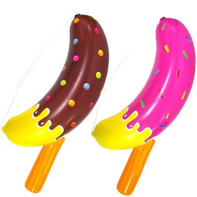 Amazon | BIGエアーチョコバナナ バラ1個(色柄お任せ)のみ | 縁日